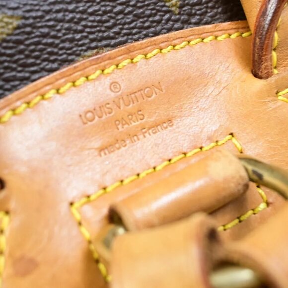 LOUIS VUITTON Mini Montsouris Backpack Bag Monogram Leather Brown M51137 18FA556 main image 14